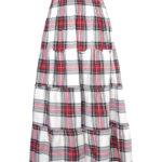 Jane in White Stewart Tartan