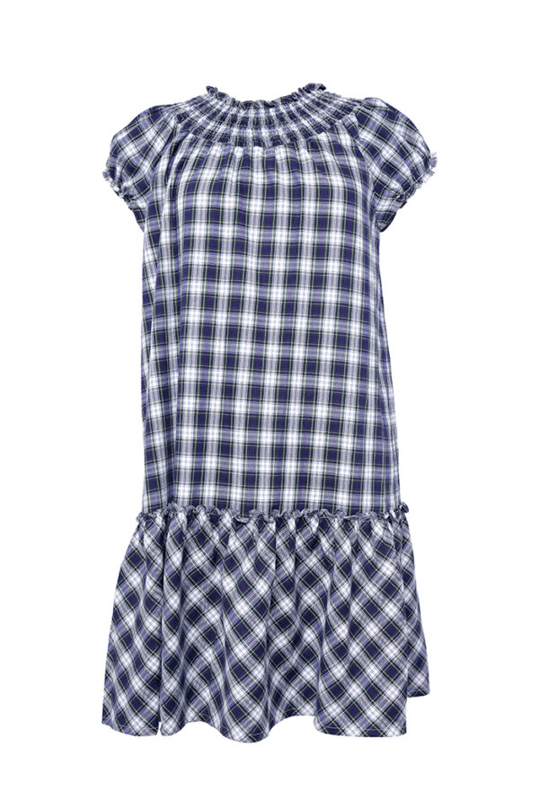 Sara  In Silver Bells Plaid