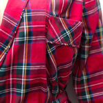 The Deborah Robe In Red Stewart Tartan
